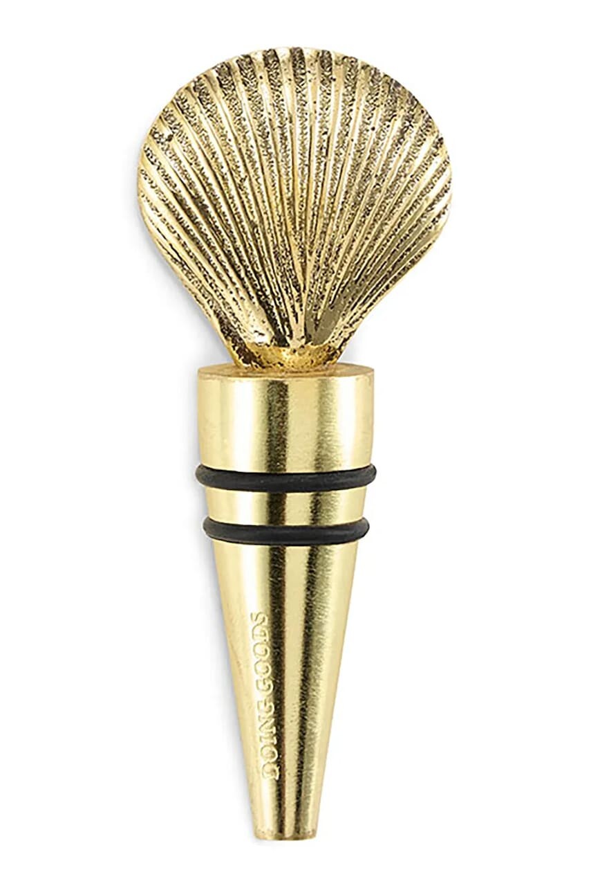 Zátka na fľašu Doing Goods  Abby Shell 9,5 x 4 x 2,5 cm viac farieb