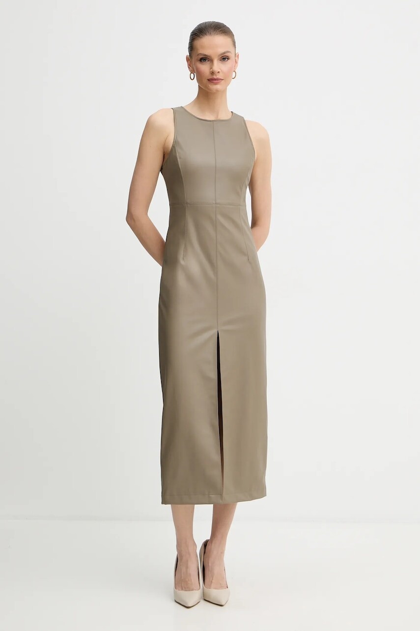 Šaty Armani Exchange midi, rovný strih, XW000674 AF16106