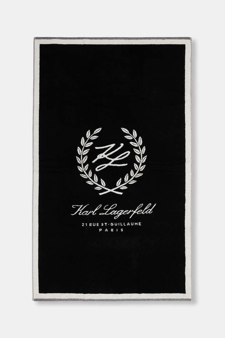 Uterák Karl Lagerfeld K/HOTEL čierna farba, B1W46088