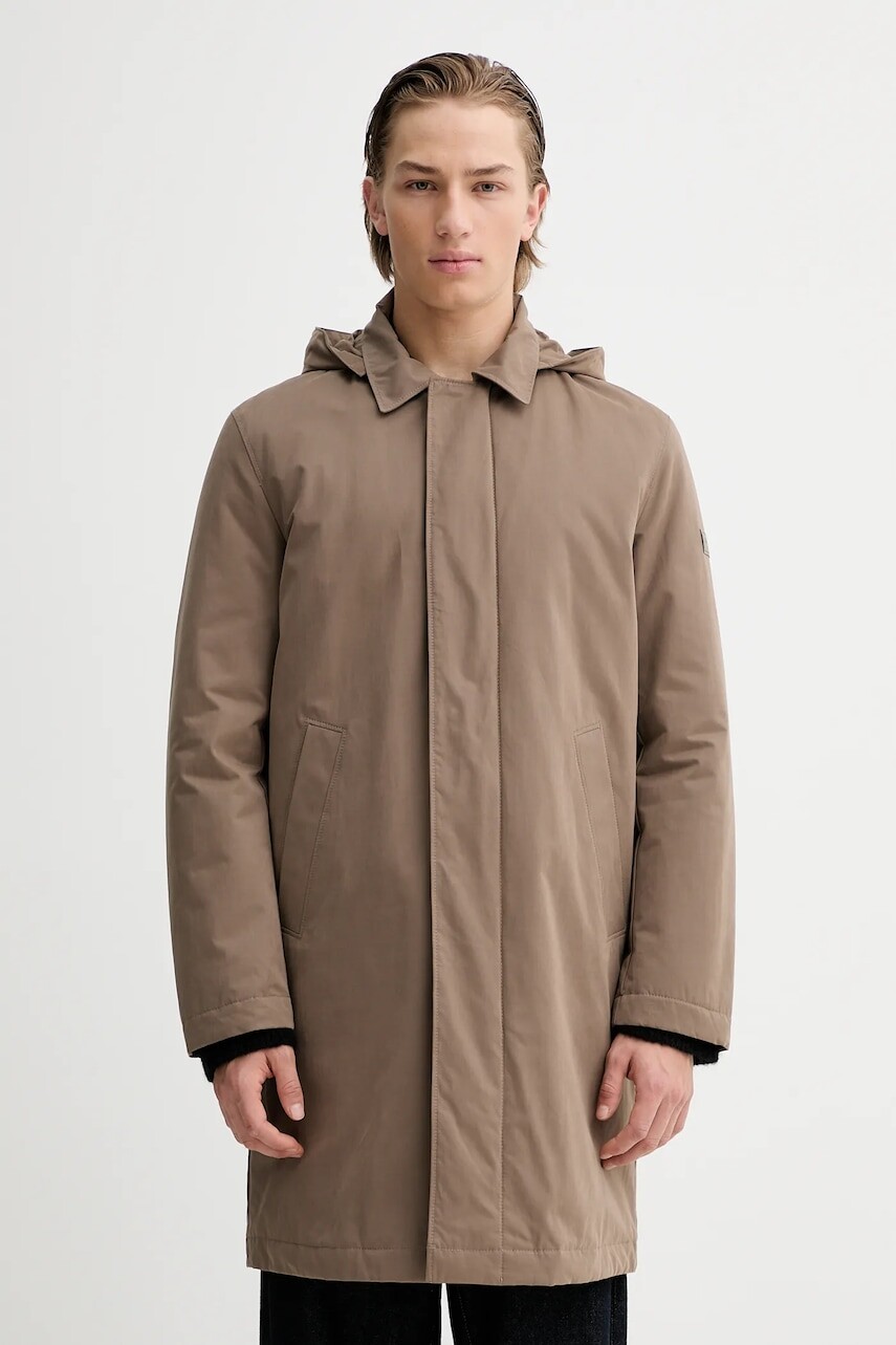 Bunda Marc O'Polo hnedá farba, prechodná, 620105671002