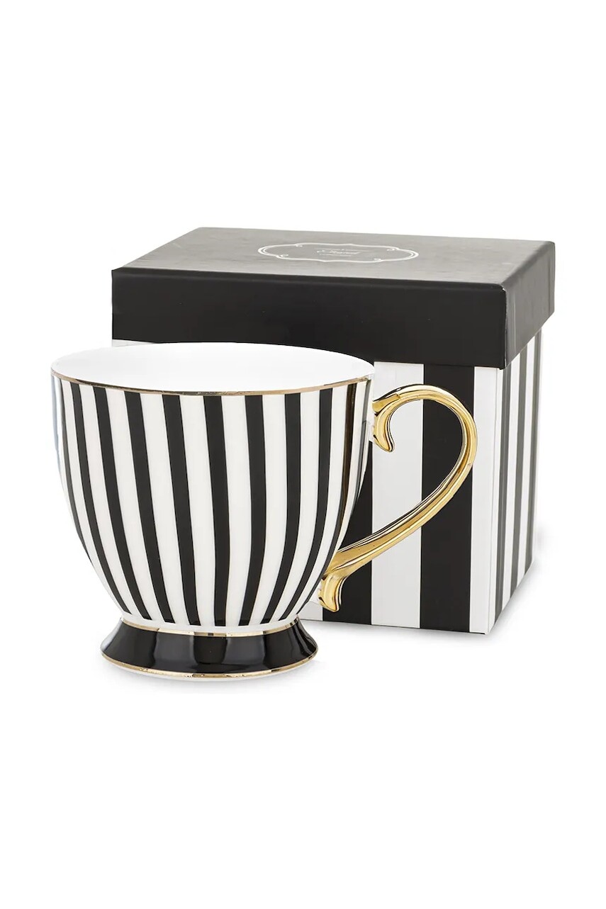 Hrnček home & lifestyle 450 ml čierna farba