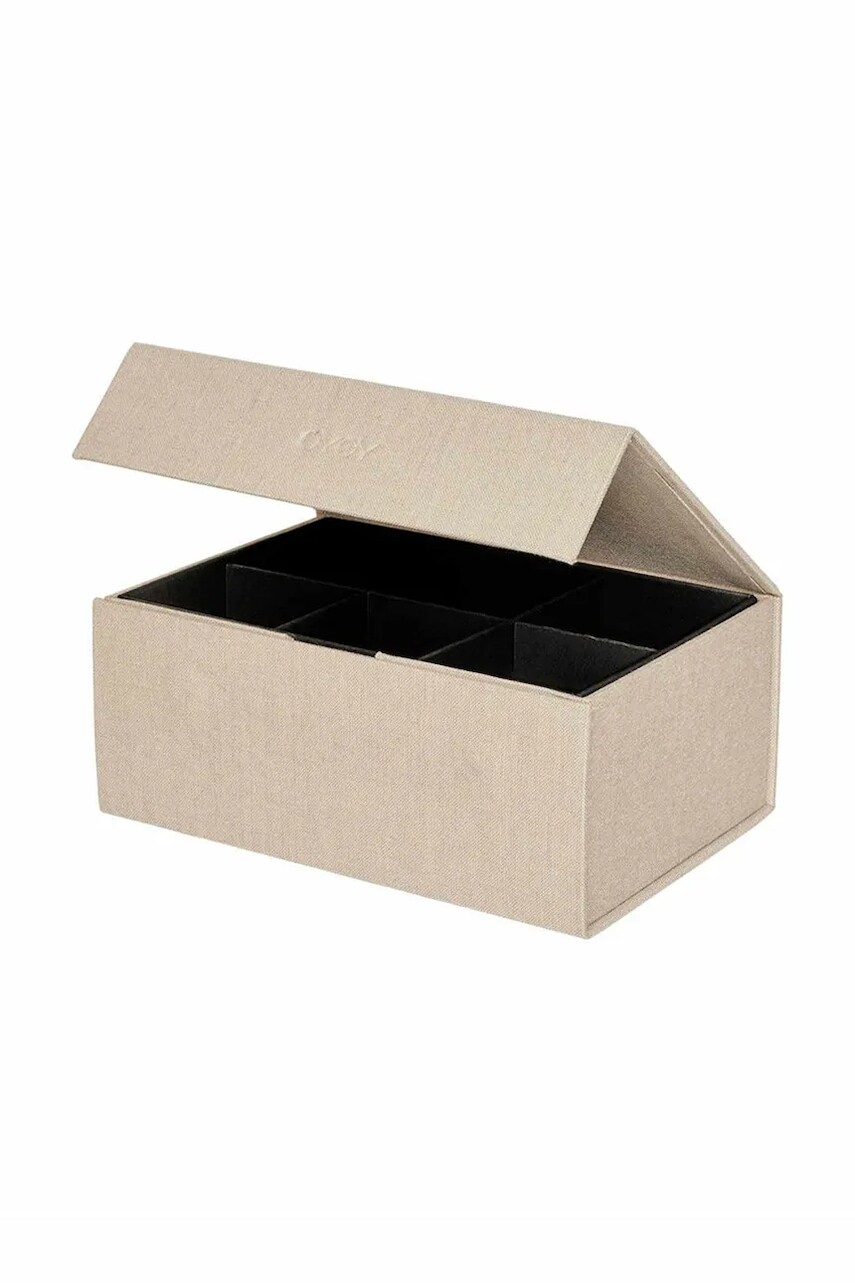 Šperkovnica OYOY Hako 25 x 18 x 10,5 cm béžová farba