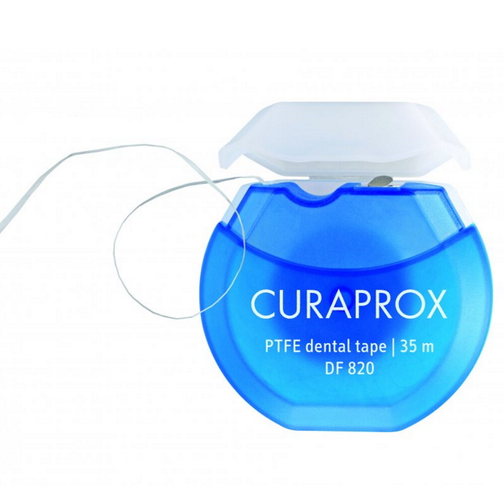 CURAPROX Antibakteriálna dentálna páska s Chlórhexidínom DF 820 35 m