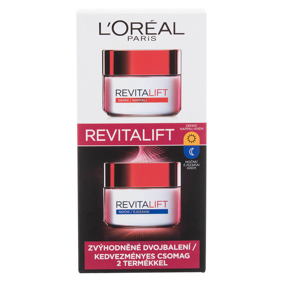 L'OREAL Paris Revitalift Duo Denný krém 50 ml + Nočný krém 50 ml Darčekové balenie