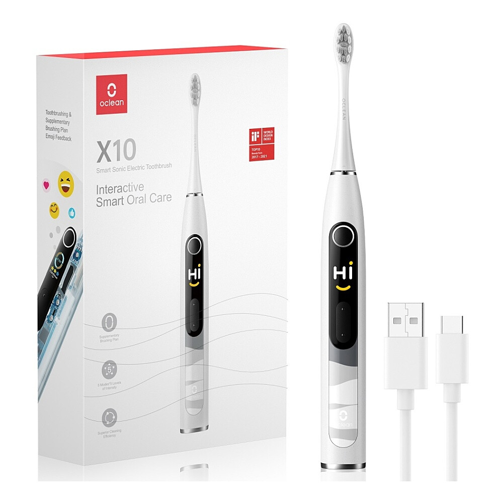 OCLEAN X10 Sonická kefka Grey 1 kus