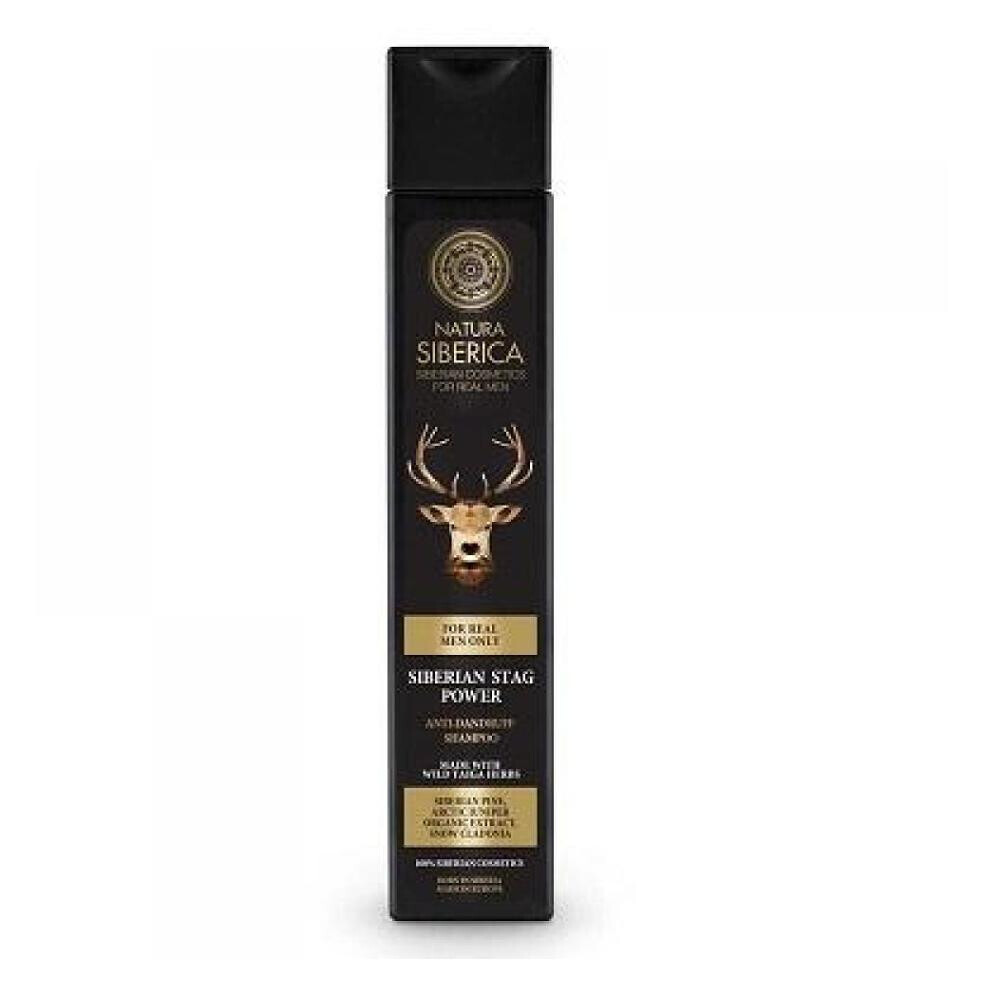 NATURA SIBERICA Šampón proti lupinám Moc jeleňa 250 ml, poškodený obal