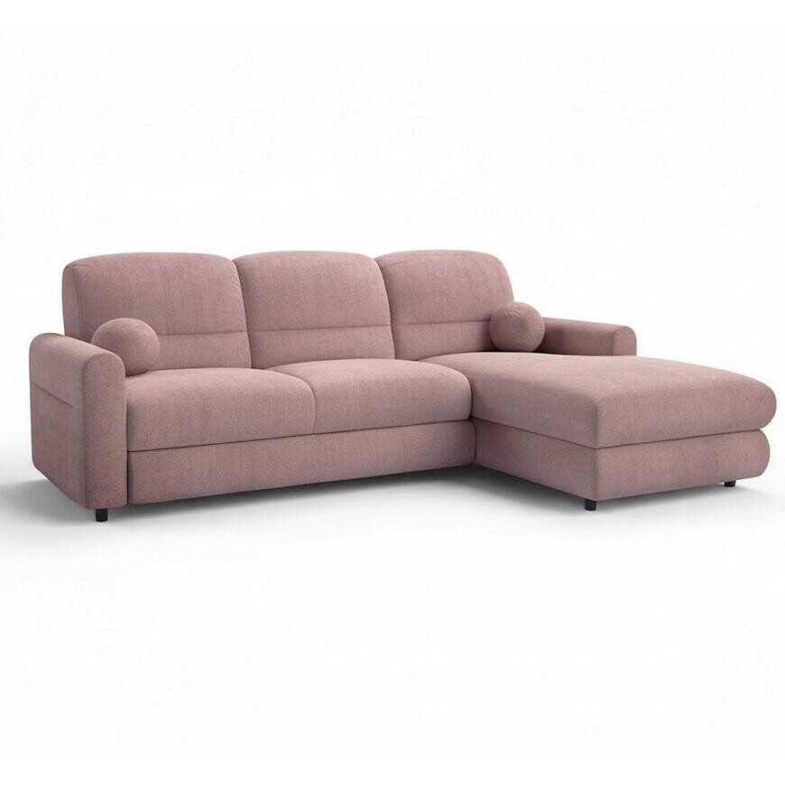 Rohová sedacia súprava Fiord P Rebel 7 ružový