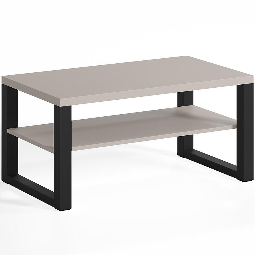 Konferenčný stolík Mona 1050 + Polica Kašmír/čierna