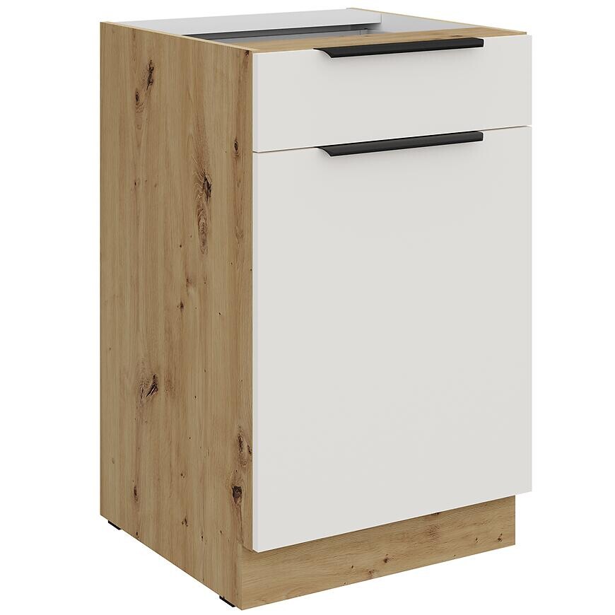 Kuchynská skrinka Aria-Wh/Ar Anti Fingerprint 50d 1f 1s Bb