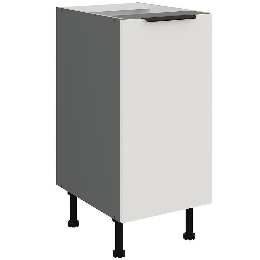 Kuchynská skrinka Aria-Wh/Ant Anti Fingerprint 40d 1f Bb