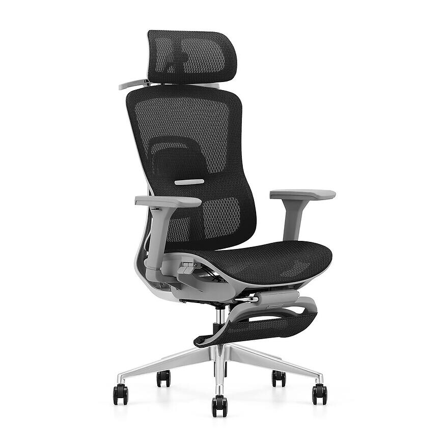 Kancelárske kreslo Angel Homer Čierna-Sivá