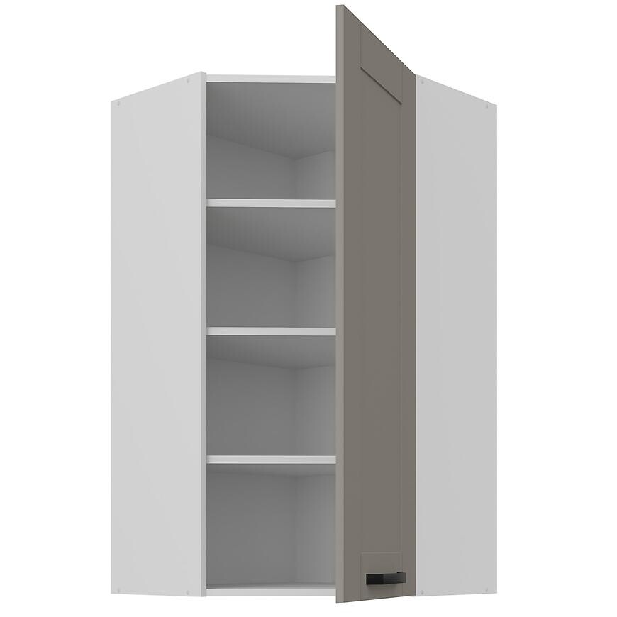 Skrinka do kuchyne Luna claygrey/biely 60x60 GN-108 1F (45°)