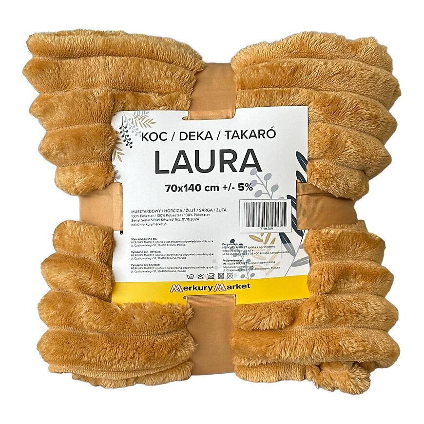 Deka Laura 70x140 cm 9 horčicová