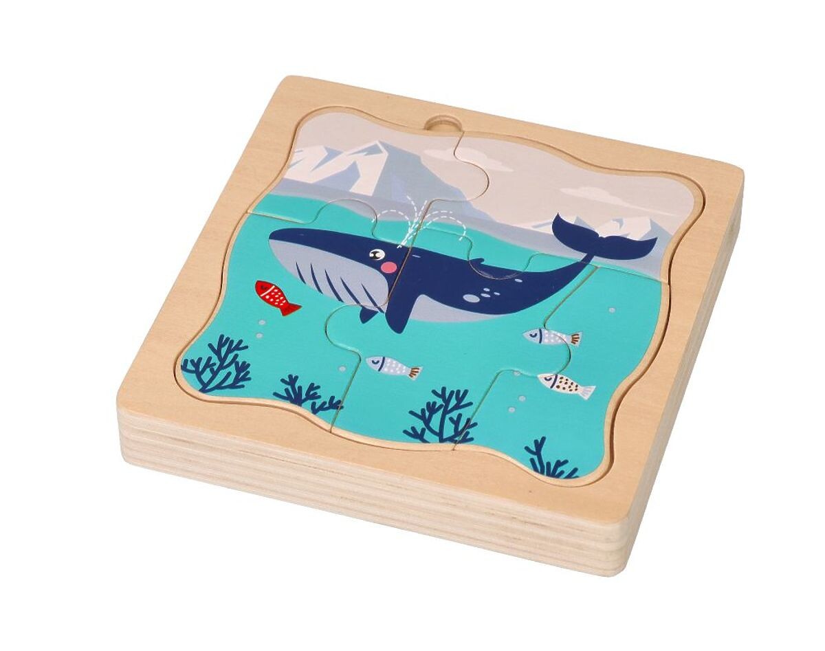 Skladačka vrstiev Arktické zvieratá