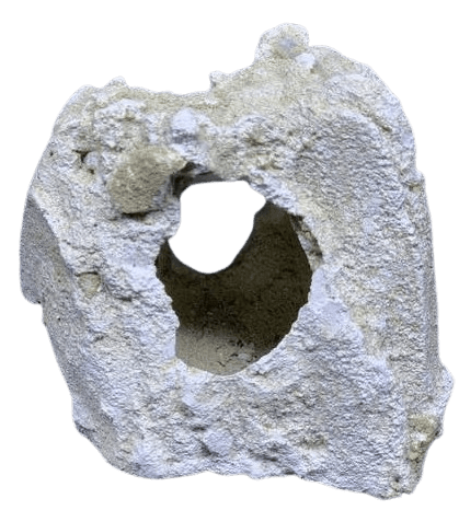 AQUAmix Dekorácia - kameň s dierami tvar S