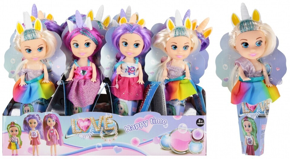 Bábika jednorožec 13cm