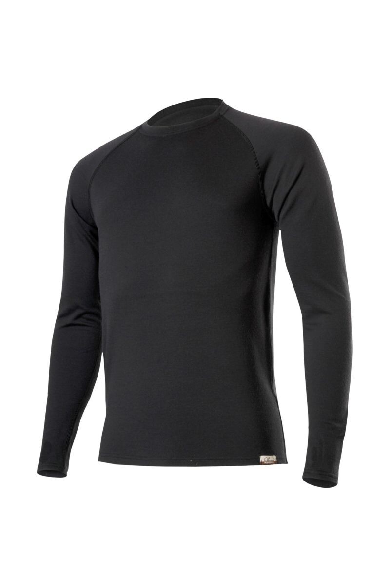 Lasting WITY 9090 čierna vlnená Merino mikina Veľkosť: M 8595067837499