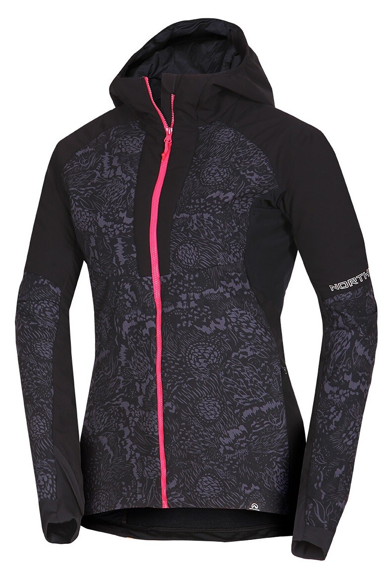 Northfinder ROHACE 3 dámska bunda black print BU-48073SKP-384 Veľkosť: S 8584153567471