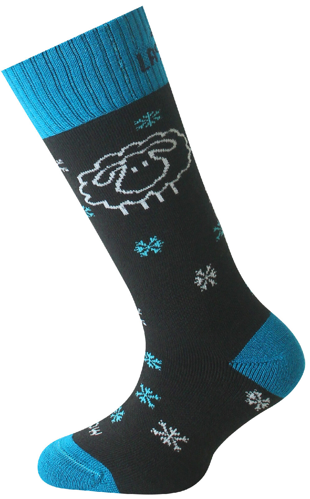 Lasting detské merino lyžiarske ponožky SJW 959 čierne Veľkosť: S 8596445239201