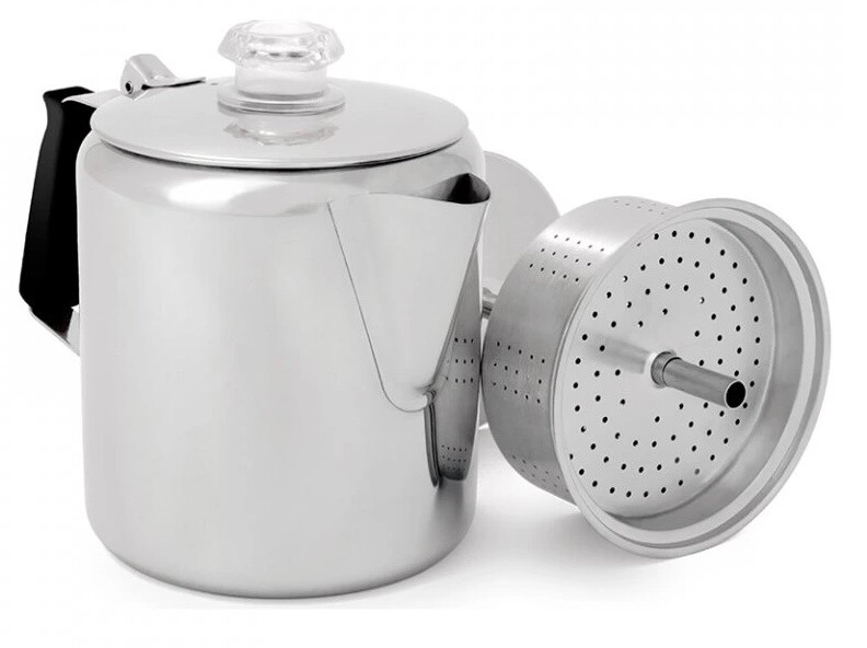 GSI Outdoors Glacier Stainless Percolator nerezový perkolátor Objem: 400 ml 090497652035