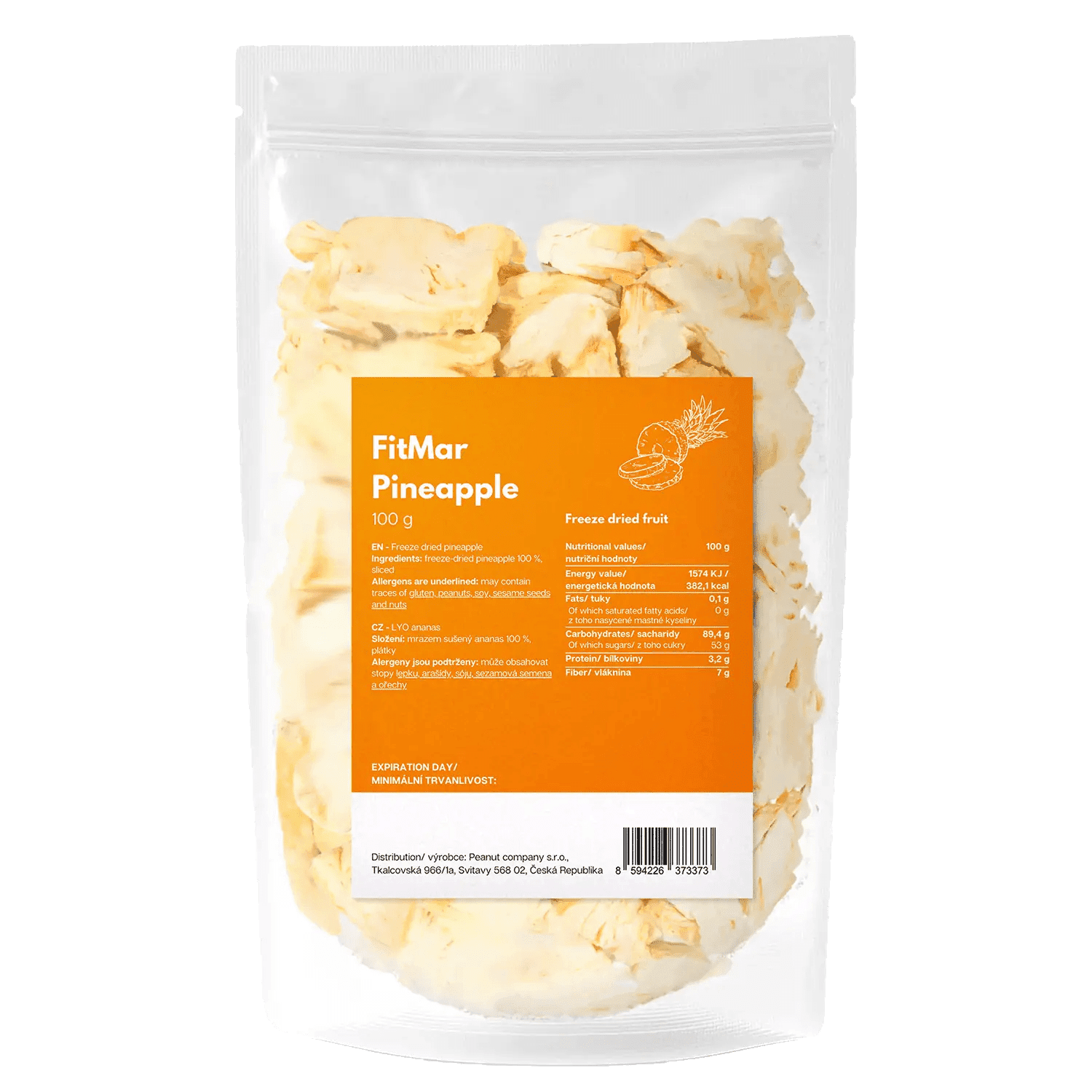 Ananás lyofilizovaný