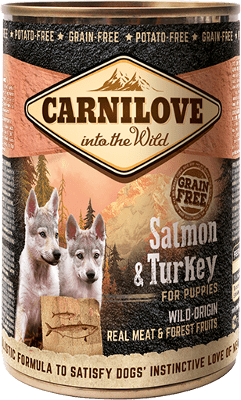 Carnilove Wild Meat Salmon & Turkey for Puppies 400 g