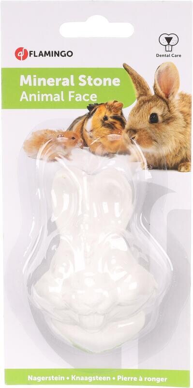 Flamingo Minerální kámen pro hlodavce Králík 80 g