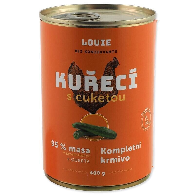 Konzerva LOUIE kuřecí  s cuketou