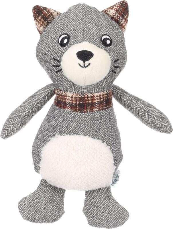 Flamingo Britta Hračka pro psy Mýval šedý 22,5 cm