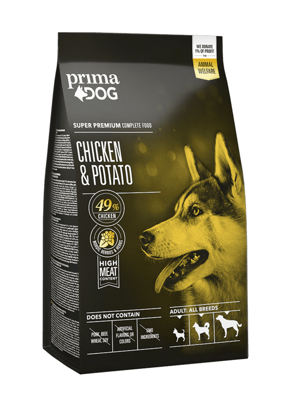 PrimaDog Adult All Breeds Chicken & Potato 2 kg