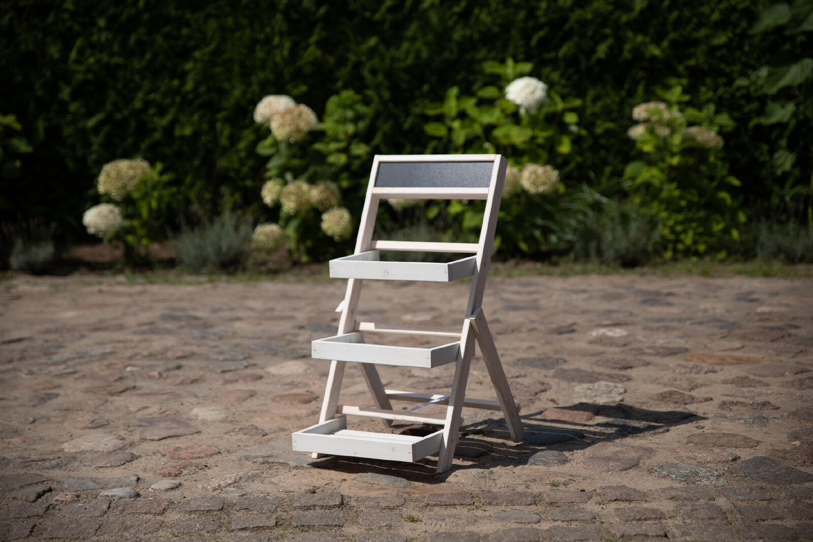 DREVENÝ STOJAN NA KVETY BIELY RDEZ_070X39X48_WHPT