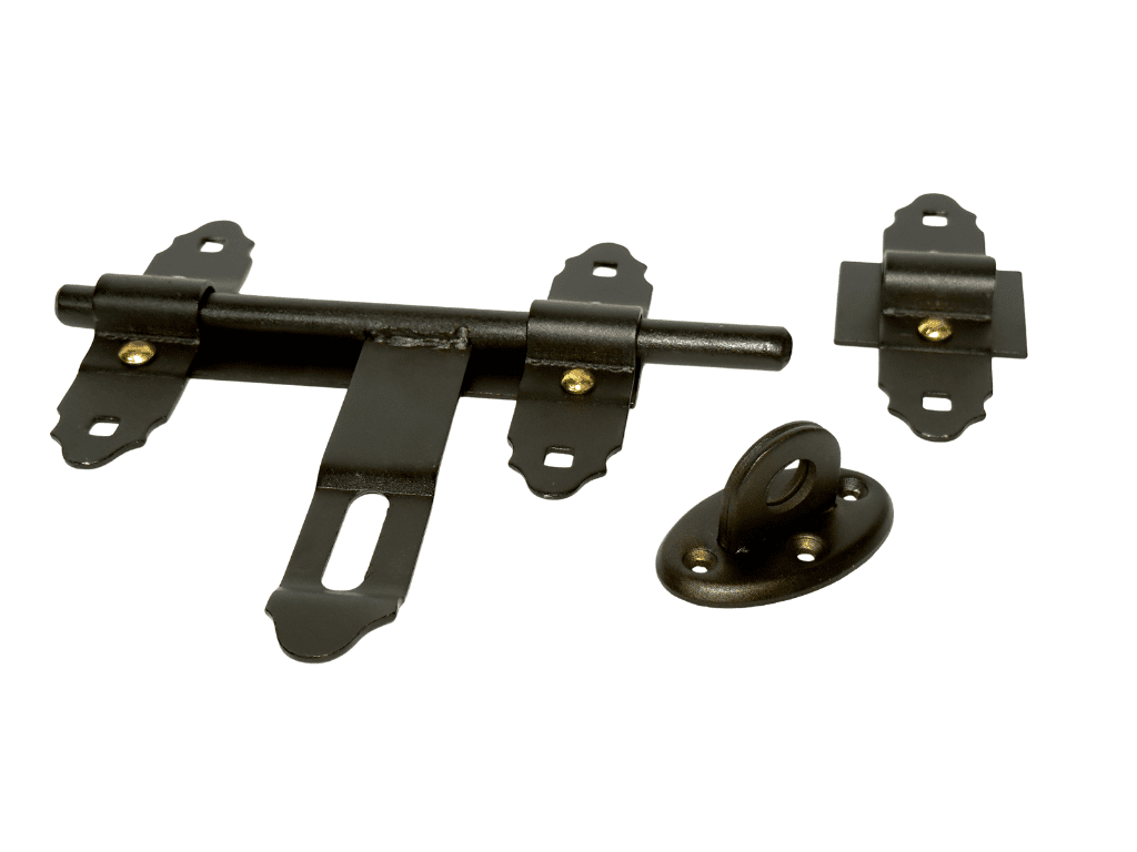 Zástrč na bránu/dvere ECN 20 cm - čierna