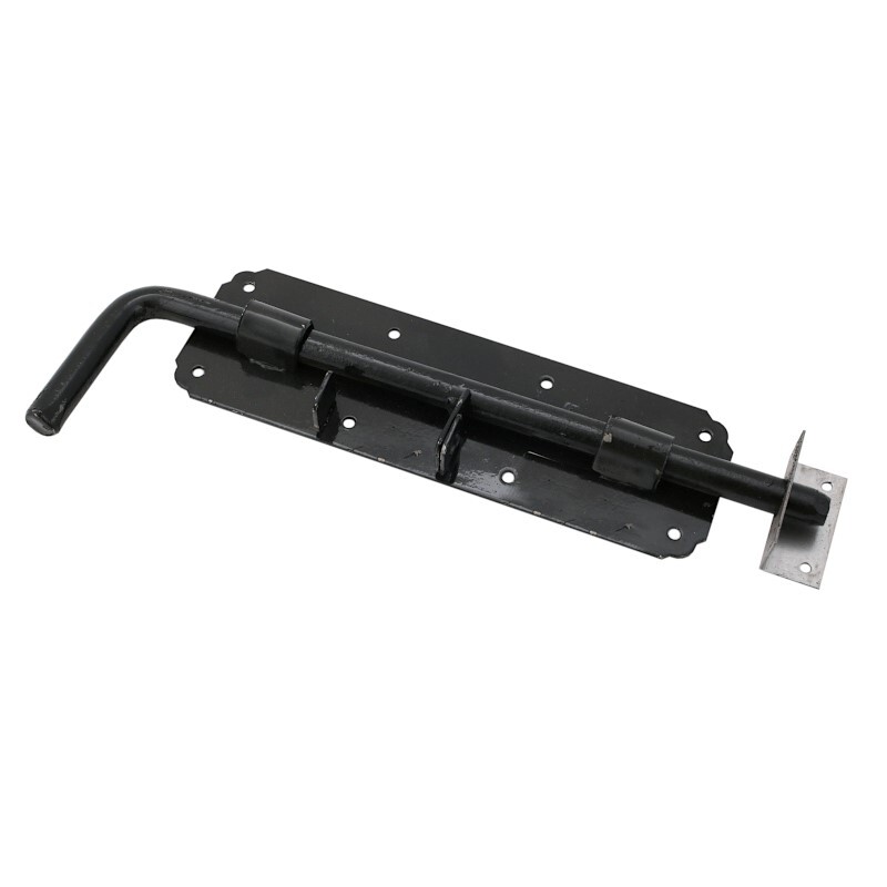 Zástrč na bránu/dvere ECN3 30 cm - čierna