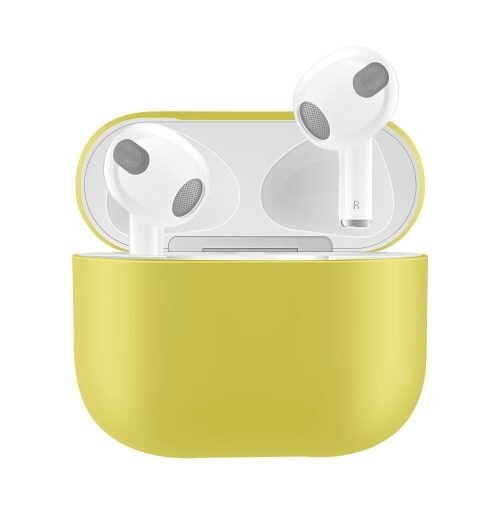 Silikónové púzdro pre Airpods 3 - Žltá