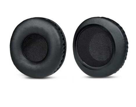 Náhradné kožené náušníky pre slúchadlá Skullcandy HESH 1 a 2 - Čierne bez švov