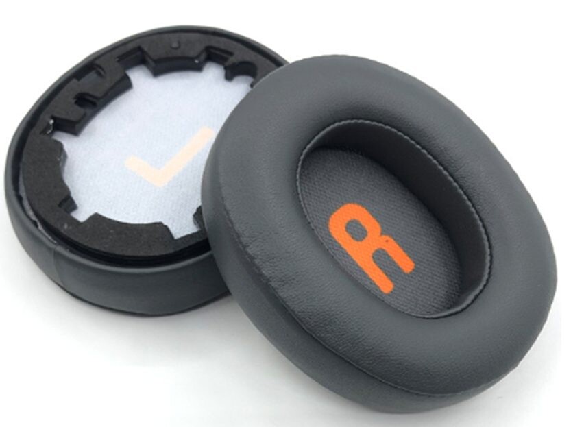 Náhradné náušníky pre slúchadlá JBL JR 460NC - Sivé, kožené