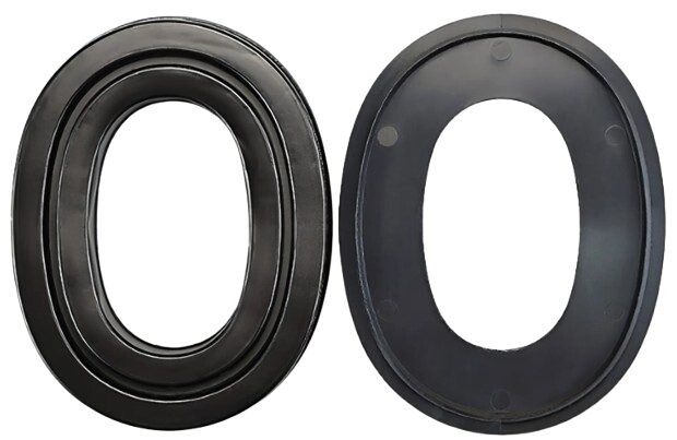 Náhradné náušníky pre slúchadlá 3M Peltor - Čierne, kožené