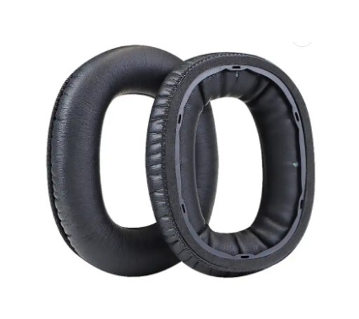 Náhradné náušníky pre slúchadlá Marshall Monitor II ANC - Čierne, kožené