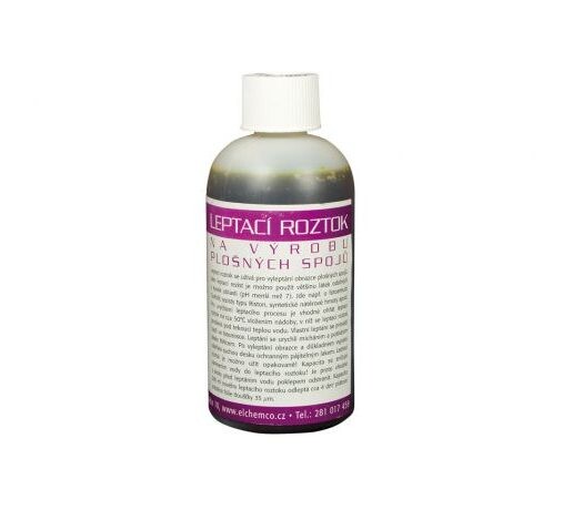 Roztok pre leptanie obrázkov plošných spojov - 200 ml