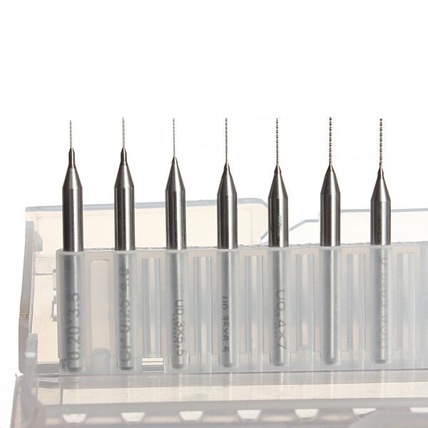 Súprava vrtákov na hot end do 3D tlačiarní - 0,2 mm - 0,5 mm