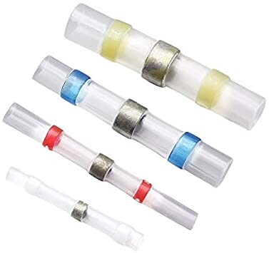 Vodotesné zmršťujúce trubice - 4 veľkosť, 50 kusov