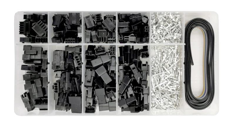 Súprava SM JST 2,54 mm M/F konektorov 2, 3, 4, 5Pin + Kábel