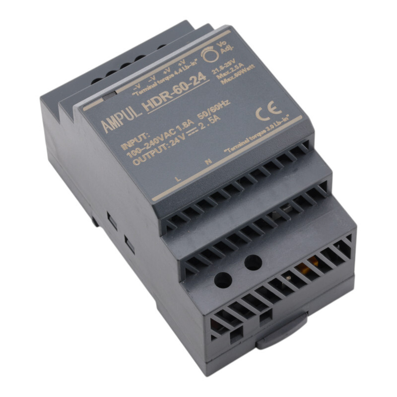 Napájací zdroj na DIN lištu 24V, 2.5A - 60W