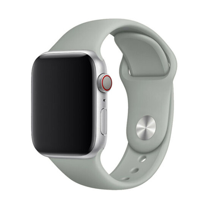Marvelli - Jednofarebný remienok na Apple Watch - Fog Veľkosť: 42/44/45/46/49mm, Obvod: M-L (stredný až väčší obvod zápästia), Farba: Fog
