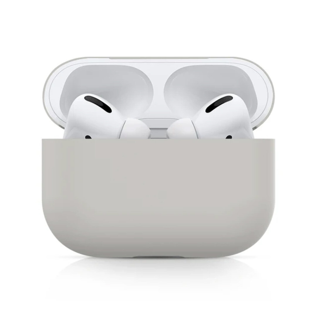 Silikónový obal na AirPods Pro - Béžový