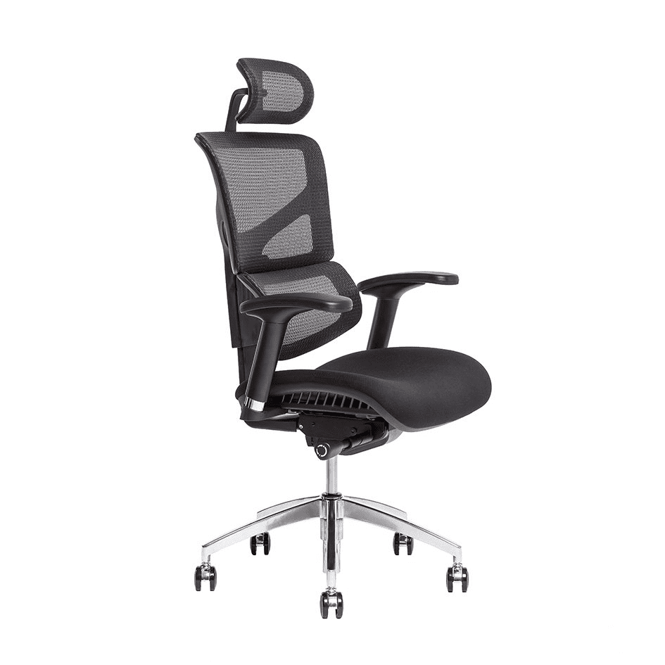 Kancelárska ergonomická stolička MEROPE SP — viac farieb, nosnosť 135 kg Čierna