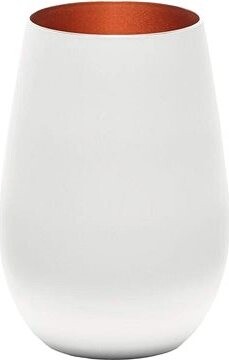Stölzle Elements Pohár 465 ml, biela / bronzová, 6 ks