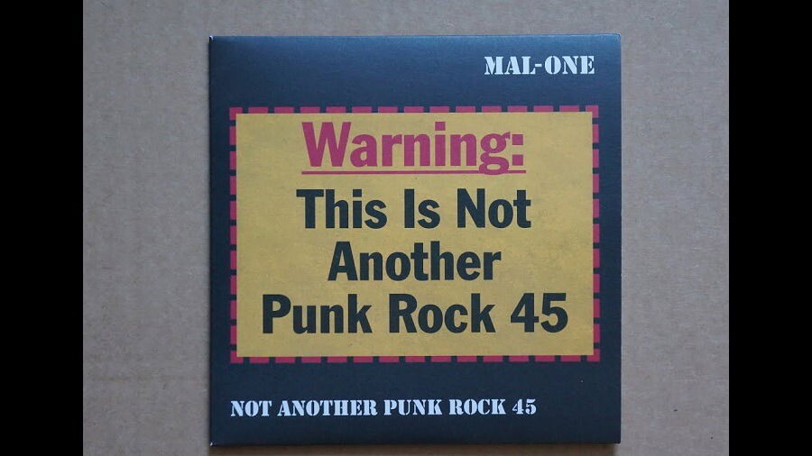 ONE - NOT ANOTHER PUNK ROCK 45