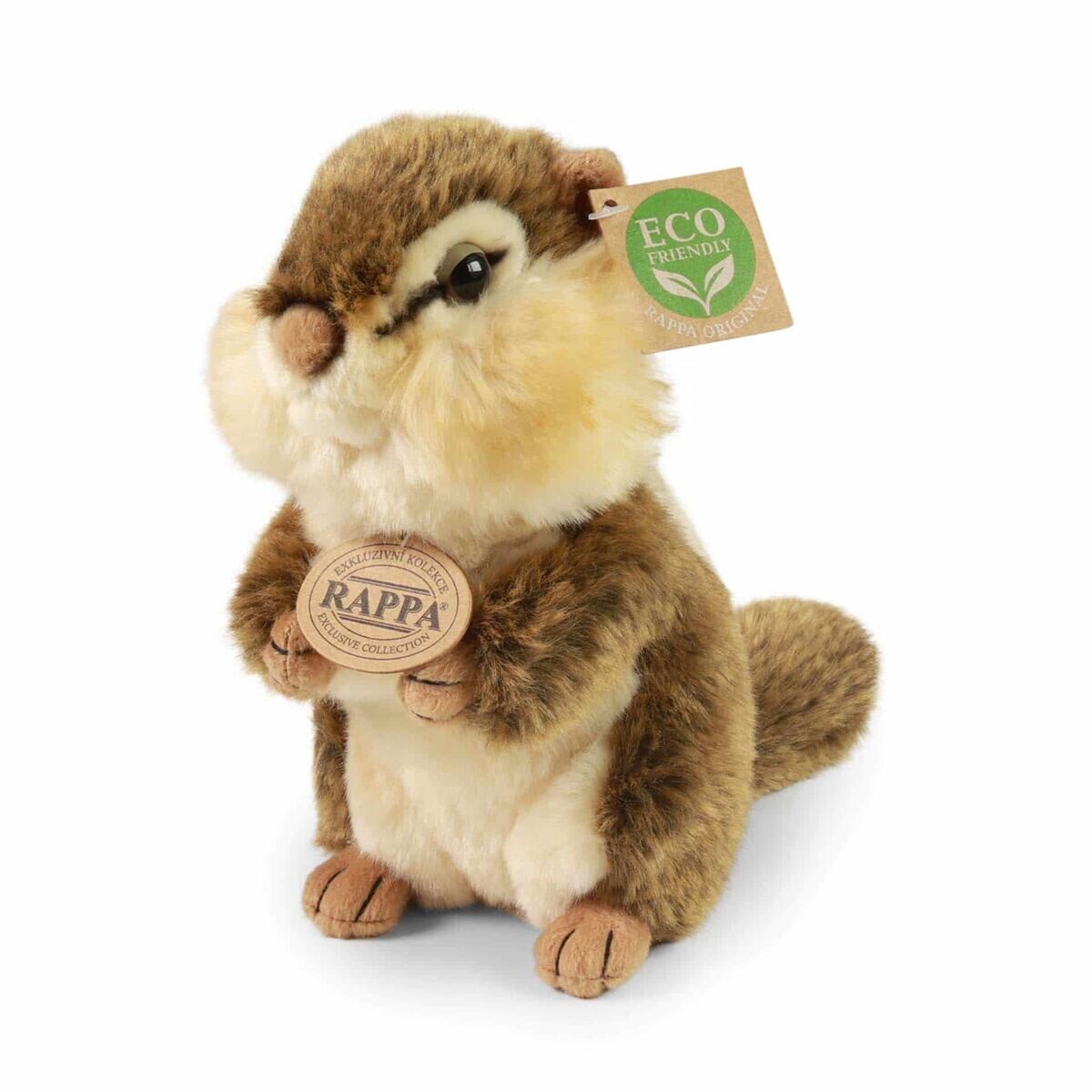 Rappa Plyšový čipmank stojaci 20 cm ECO-FRIENDLY