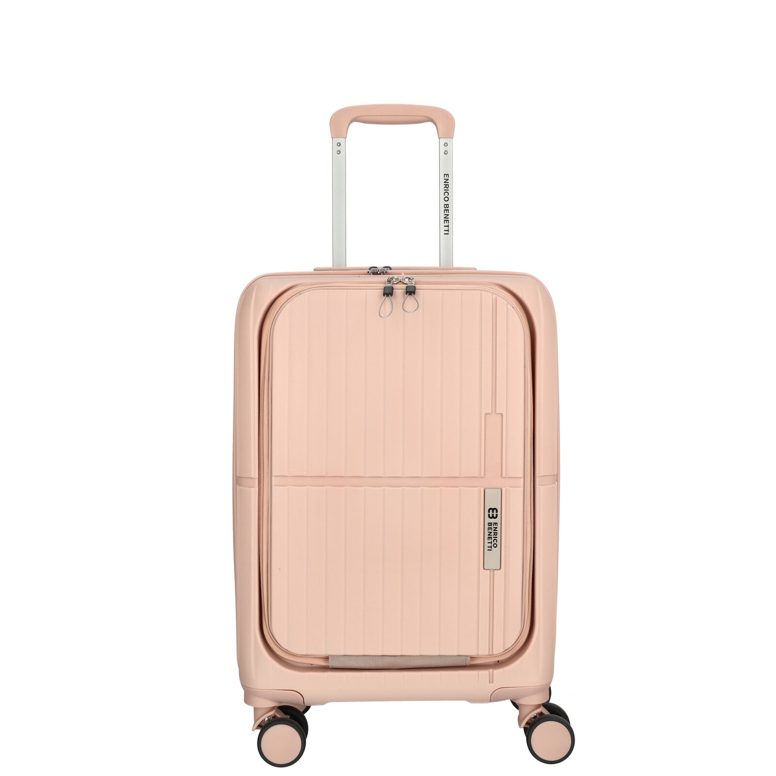 Enrico Benetti Kabínový kufor s vyklápacím vreckom Tokyo 35x20x55 cm - 35 L - ružový